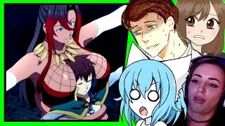 I Showed YouTubers CURSED Anime Clips - (w/ CDawgVA, Wolfychu, Emirichu, Gibi ASMR & BRIGGO)