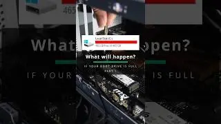 What will happen if your boot drive capacity is full? PART 1 