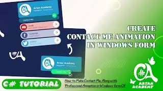 C# Create a Contact Form with Beautiful Animation in Windows Form