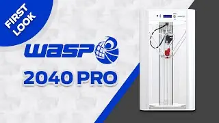 WASP 2040 Pro Delta 3D printer - First look at the features!