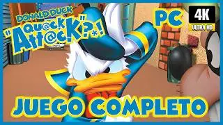 Pato Donald Quack Attack Juego Completo Español | Gameplay Longplay Walkthrough [4K 60ᶠᵖˢ] (PC UHD)