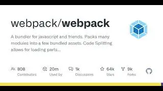 GitHub - webpack/webpack: A bundler for javascript and friends. Packs many modules into a few bun...