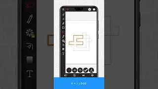 E + i Logo Design in Vectorink