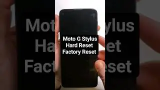 Motorola Moto G Stylus Hard Reset Factory Reset Wipe & Clean in 48 sec. The Quickest Reset Video