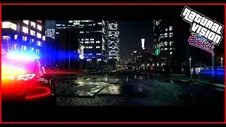 Night Patrol in the Pouring Rain | NVE | Amazing Graphics | GTA V | LSPDFR