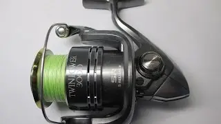 Безынерционная катушка SHIMANO TWIN POWER 3000 обзор+взгляд изнутри+ ТО