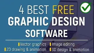 ✅ 4 Best Free Graphic Design Software for Beginners - 2024