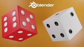 How to Model a Dice In Blender | Make Dice In Blender | EASY Tutorial | Blender Tutorials