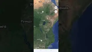 Танзания на карте