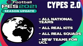 PES 2021 National Teams Option File Tutorial (CYPES 2.0) PS4/PC