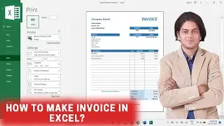 How to make invoice in excel? #exceltutorial