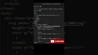 How To Make SVG Text Wave Effect? | Html Css 