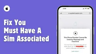 You Must Have A Sim Associated With An Apple Device For to Be Used for iMessage And Facetime