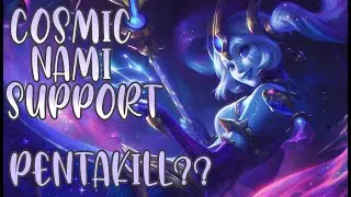 I almost got a Pentakill playing Nami Support ?