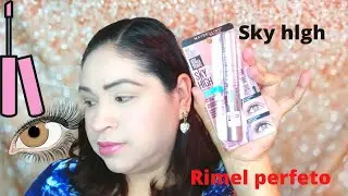 pestaña larga y perfecta SKY HIGH de Maybelline😳👁🤔