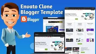 How to create a website link envato market on blogger 