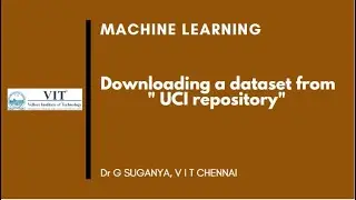 How to download a dataset from UCI repository | Machine Learning