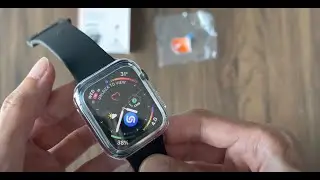 [UNBOXING + Install] Spigen Apple watch series 6, 44mm ultra hybrid transparent/ clear case