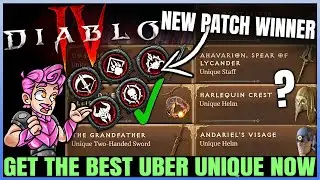 Diablo 4 - New ACTUAL Uber Unique Power Ranking Post Patch - Best Uber Uniques On Every Class Guide!