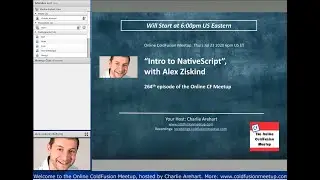 Intro to NativeScript, with Alex Ziskind -- CFMeetup #264