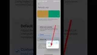 How to show & change refresh rate on poco x5 pro #pocox5pro5g