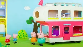 Peppa Pig Official Channel | Motorhome Camping Toy Play | Play-Doh Show Stop Motion