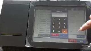 Casio VR100 How to input new barcode products from the barcode scanner