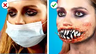 SCARY HALLOWEEN MAKEUP & DIY COSTUME IDEAS | 6 IDE MAKEUP DAN DEKORASI HALLOWEEN YANG SUPER SERAM