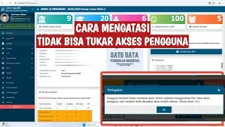 CARA MENGATASI TUKAR AKSES PENGGUNA YANG TIDAK BISA APLIKASI DAPODIK 2024.C