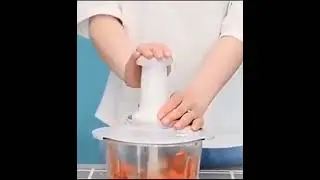 Ручной измельчитель овощей и фруктов с контейнером Food Processor