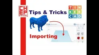 Tinkercad Tips and Tricks #6 - Importing SVG and STL files