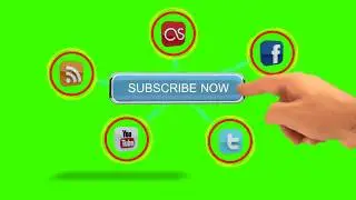 No Copyright - Social Media 3D Logo animation - Green Screen - free animation | Part B