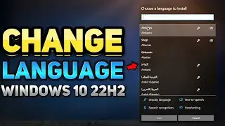 How to Change Windows 10 System Language in Version 22H2 (Tutorial)