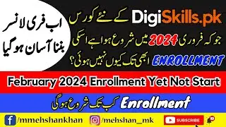 Digiskills.pk February 2024 Course Enrollment Yet Not Start - Digiskills Course - mehshan network