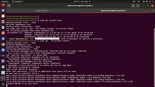 How to Fix E Unmet dependencies  Try apt fix broken install | htop Install