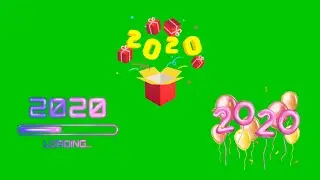 9 awesome happy new year 2020 green screen effects animation