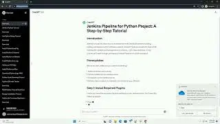 jenkins pipeline for python project