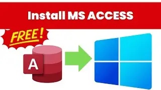 How to download and install MS ACCESS 2019 | Free | in Windows 11/10 |  Without key.