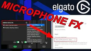 Elgato Microphone FX | Using The New VST Audio Source After Wave Link Update 1.4