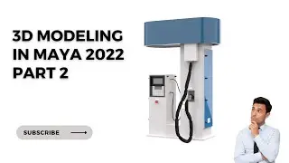 How to Create  Hydrogen Refuling Station in Maya 22. Part 2 / Modeling/ #maya  #artist #3dartists