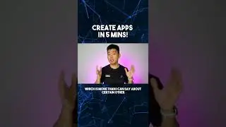 Create Apps in 5 MINUTES!! 