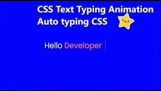 How To Animate Text Using HTML and CSS _ Animation For Website Using HTML And CSS