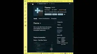 Theme Extension VS Code | 