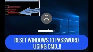 How To Recover Windows 10 Password | With CMD Commands