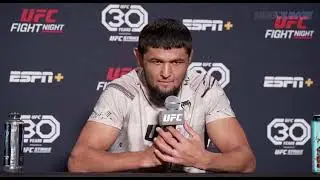 Nursulton Ruziboev UFC matbuot xodimlariga intervyu berdi