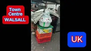 Town Centre market in Walsall UK