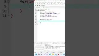 Fibonacci Series in C language | Program to print Fibonacci series in C language.
