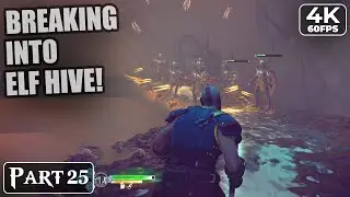 #25: Breaking into Elf Hive - God of War 4 PC Gameplay (4k 60FPS)