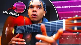 MAKING A BEAUTIFUL GUITAR SAMPLE FROM SCRATCH | Flipping A Real Guitar loop (FL Studio 20)