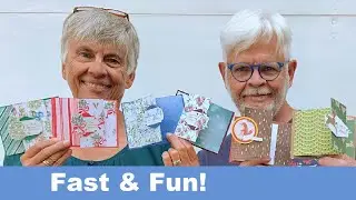 Craft a Beautiful Fold Card Effortlessly in Just 3 Minutes!